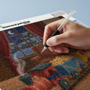 Mini diamantmaleri - Kirsebærflod