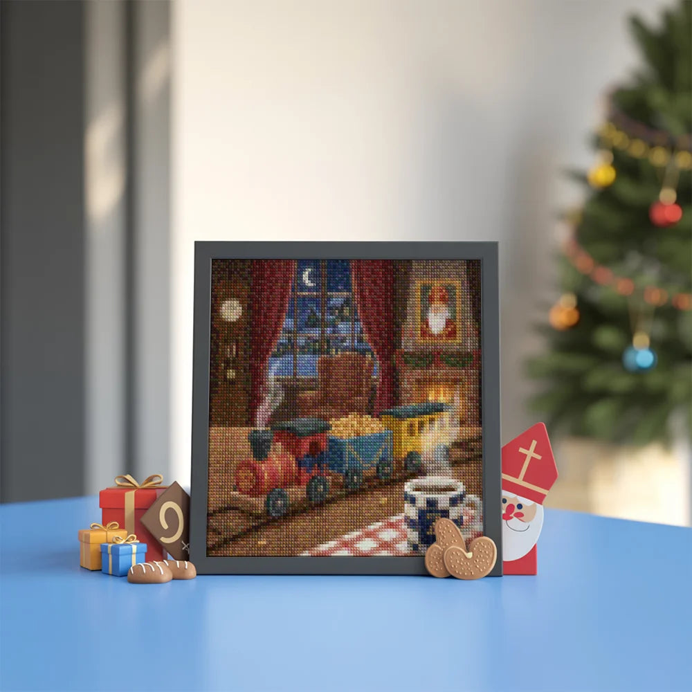 Mini diamantmaleri - Kirsebærflod