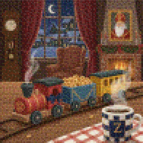 Mini diamantmaleri - Kirsebærflod