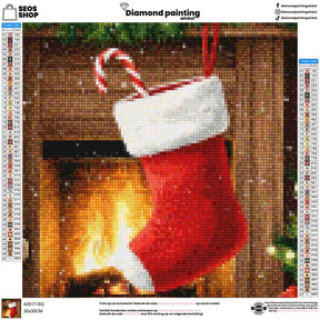 Mini diamantmaleri - Kirsebærflod