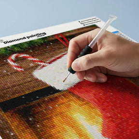 Mini diamantmaleri - Kirsebærflod