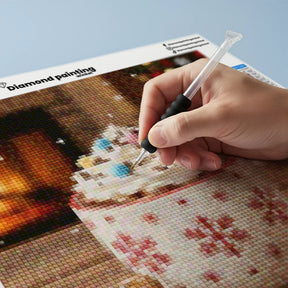 Mini diamantmaleri - Kirsebærflod