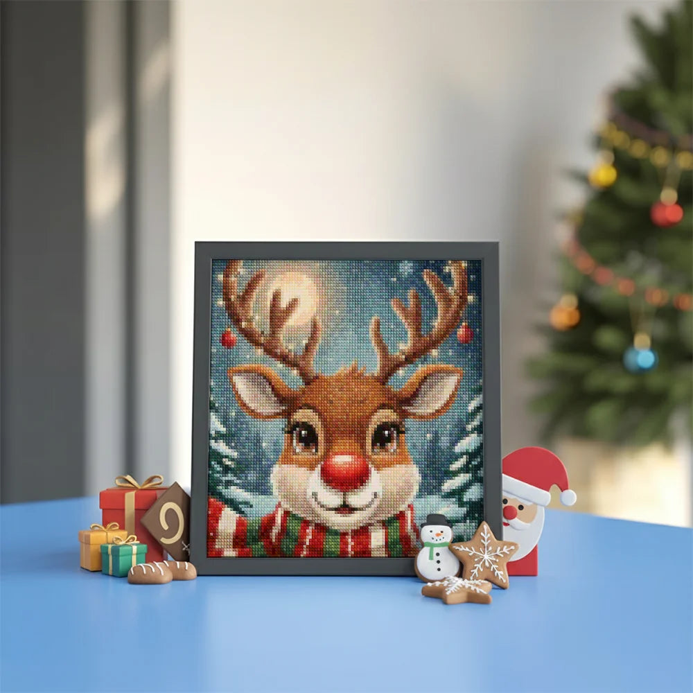 Mini diamantmaleri - Kirsebærflod