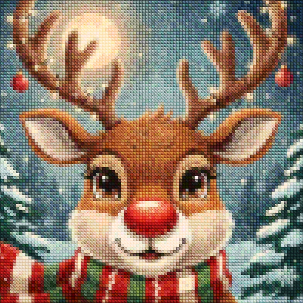 Mini diamantmaleri - Kirsebærflod