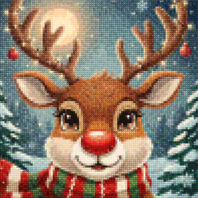 Mini diamantmaleri - Kirsebærflod