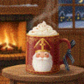 Mini diamantmaleri - Kirsebærflod