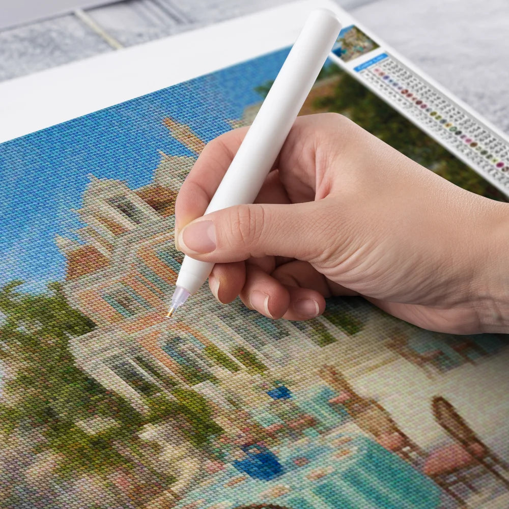 Diamantmaleri - Kystdrømmelandskab