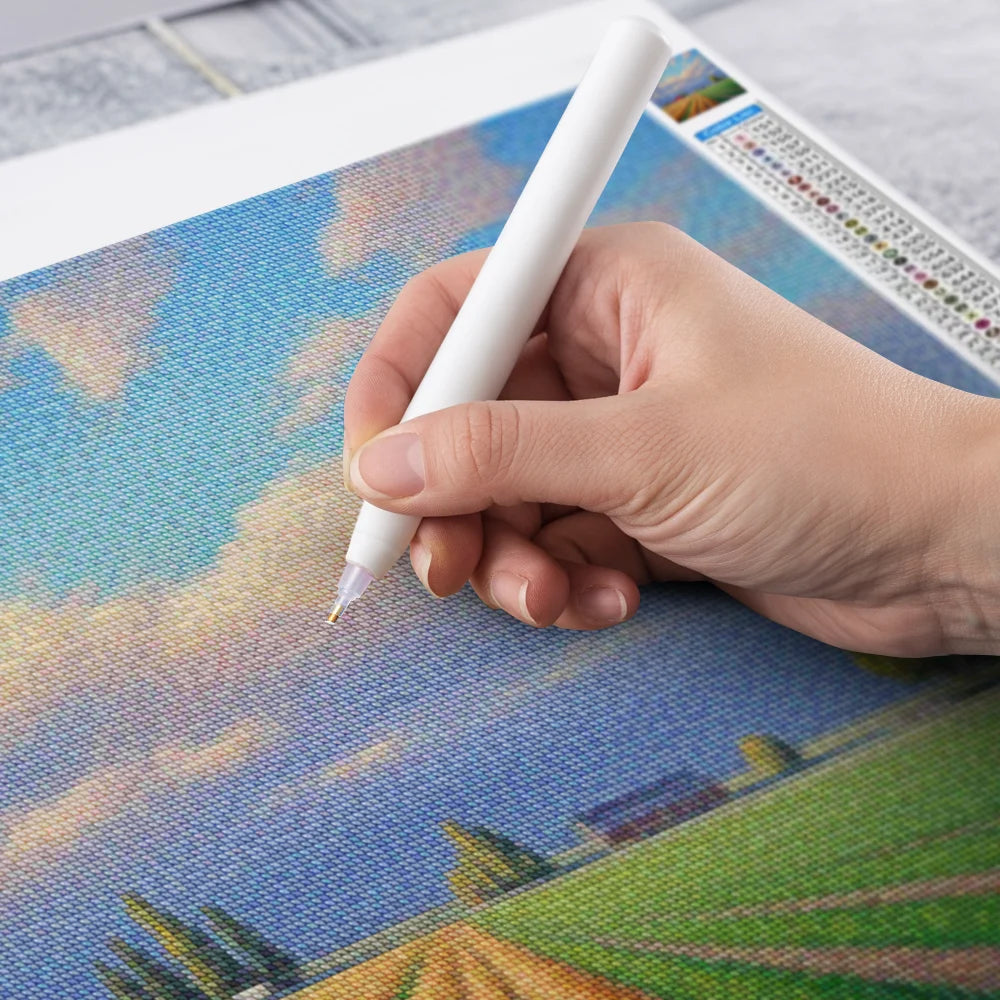 Diamantmaleri - Lys horisont