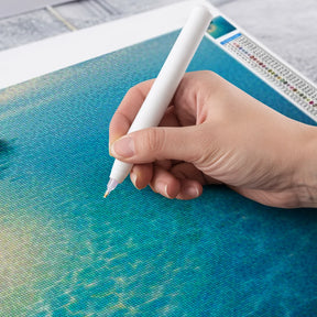 Diamantmaleri - Blå Lagune