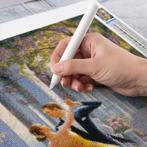 Diamantmaleri - Tusmørkelagunen