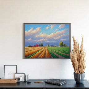 Diamantmaleri - Lys horisont