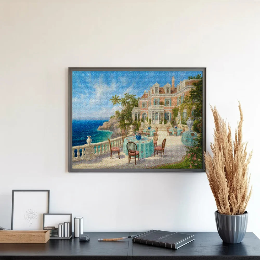 Diamantmaleri - Kystdrømmelandskab