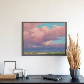 Diamantmaleri - Lyserøde himmel