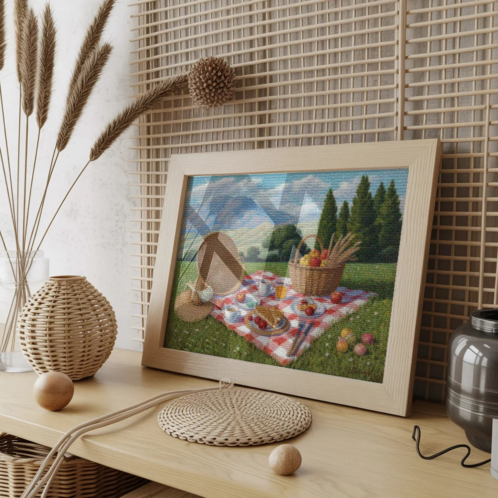 Diamantmaleri - Pastel Picnic