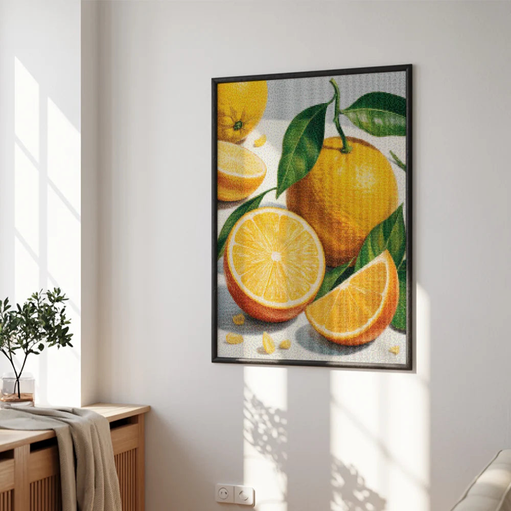Diamantmaleri - Gylden Citrus
