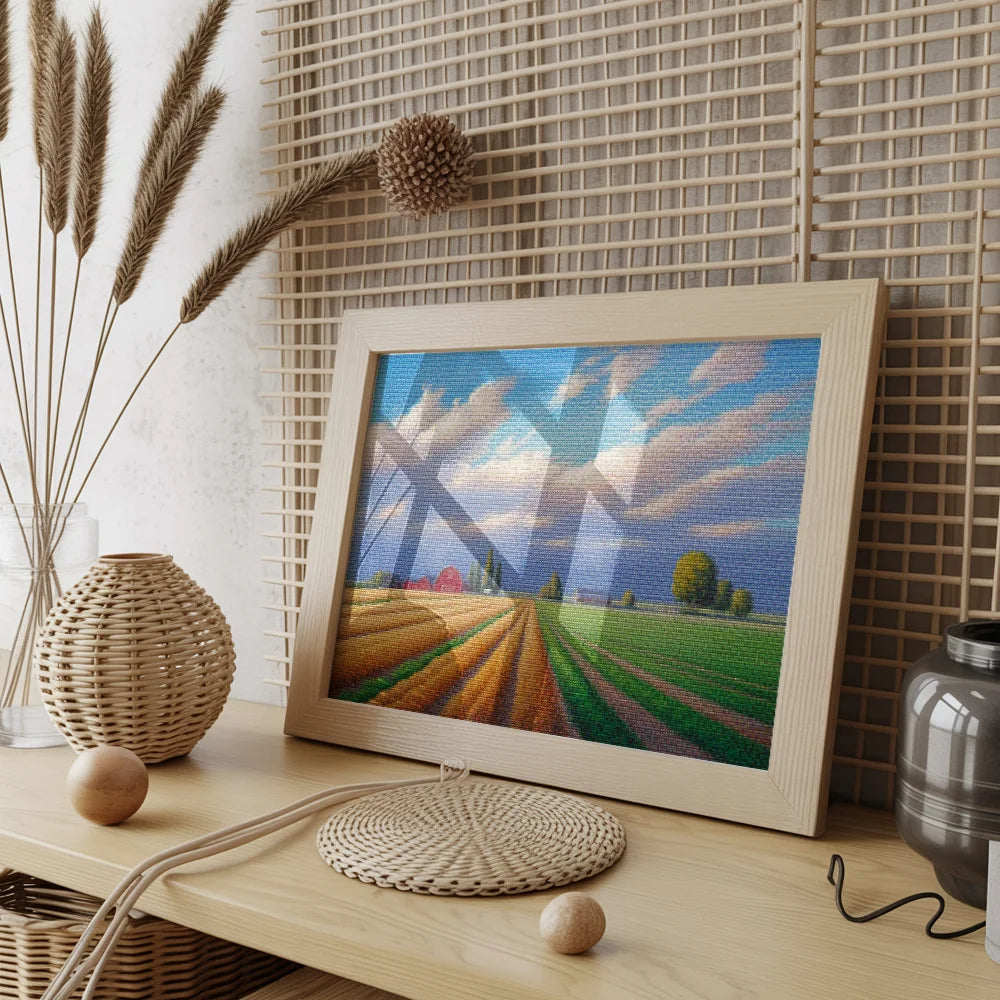 Diamantmaleri - Lys horisont