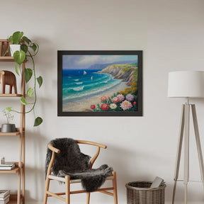 Diamantmaleri - Blomstrende kyst