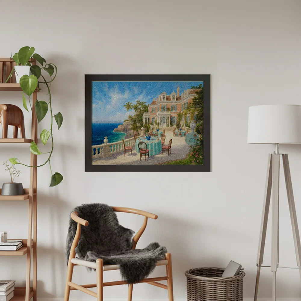 Diamantmaleri - Kystdrømmelandskab