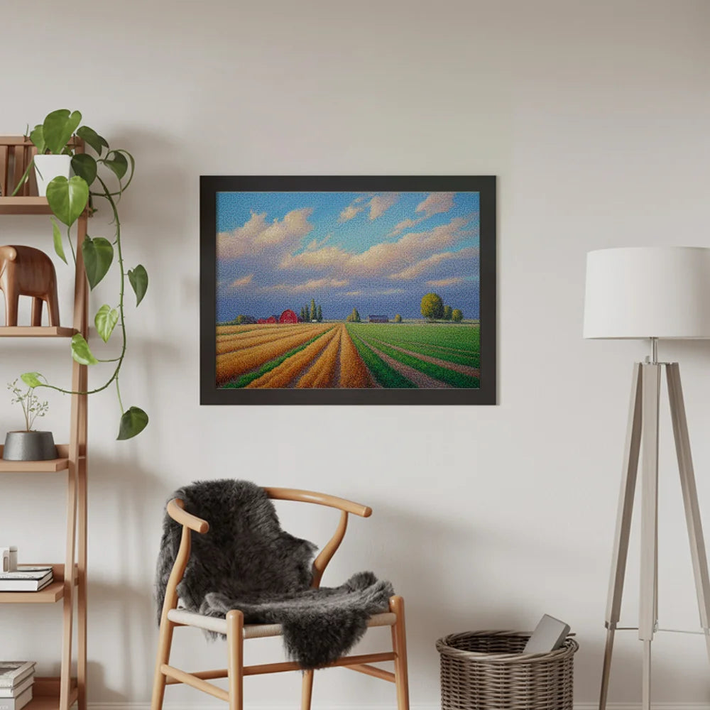 Diamantmaleri - Lys horisont