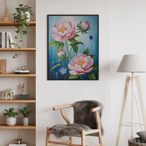 Diamantmaleri - Blomstrende stilhed