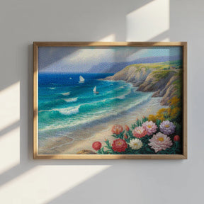 Diamantmaleri - Blomstrende kyst