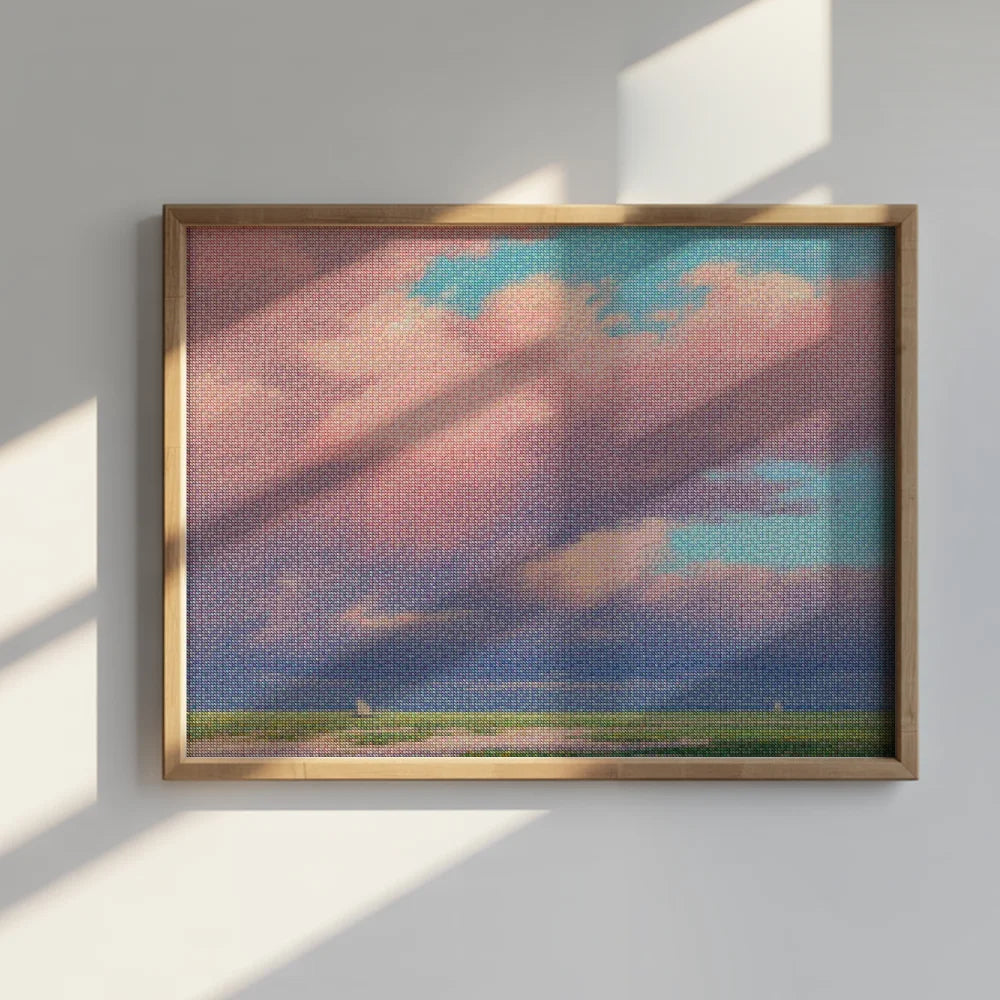 Diamantmaleri - Lyserøde himmel