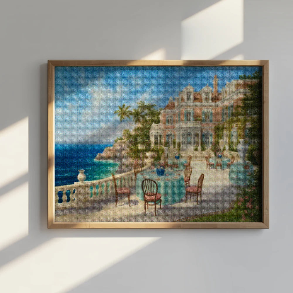 Diamantmaleri - Kystdrømmelandskab