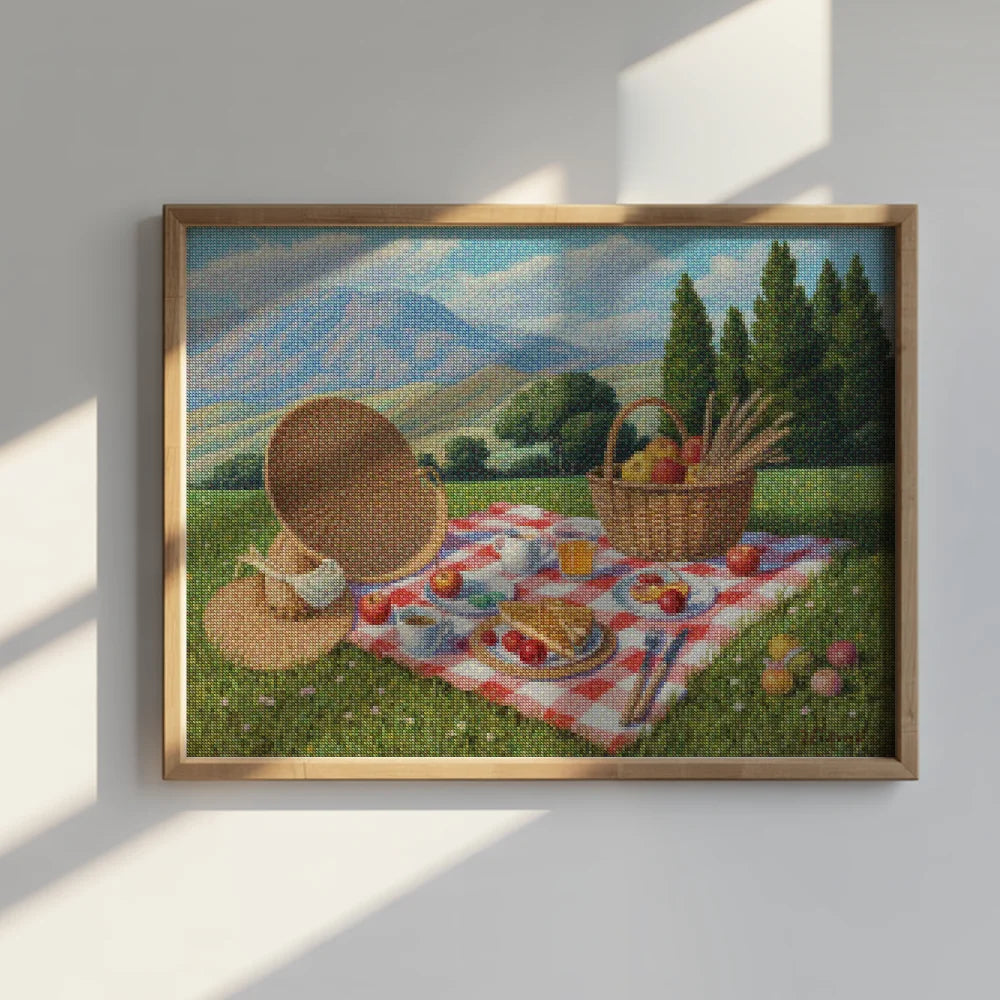 Diamantmaleri - Pastel Picnic