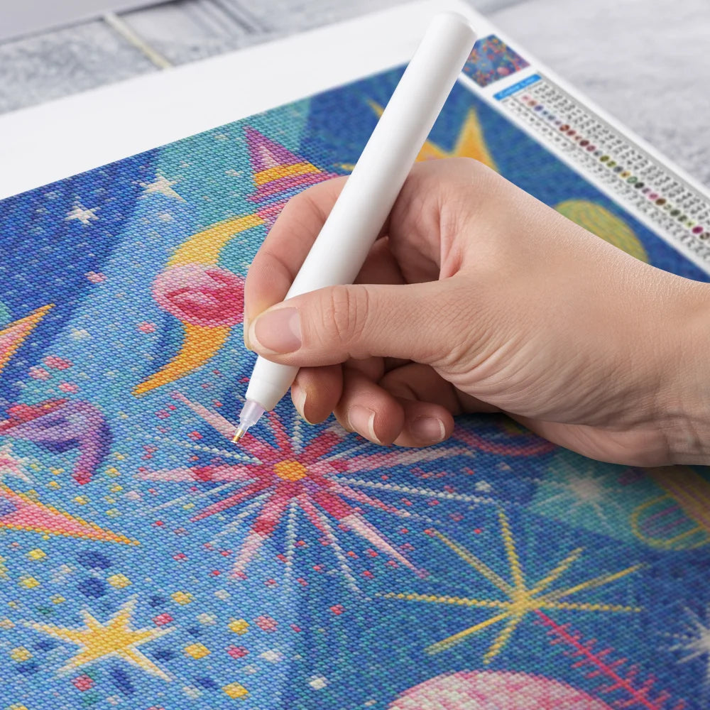 Diamantmaleri - Stjerneskov