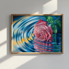 Diamantmaleri - Rose faldt