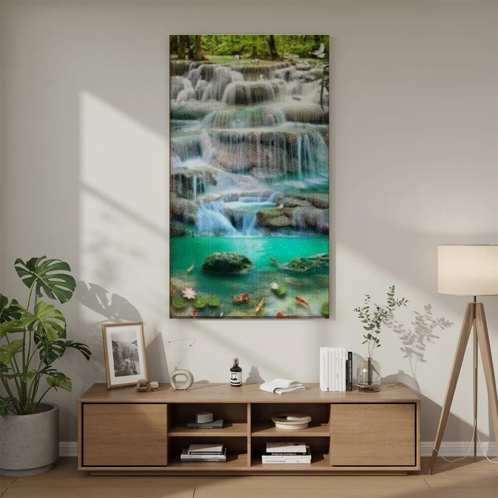 Smukt vandfald | Storformat - SEOS Shop ®