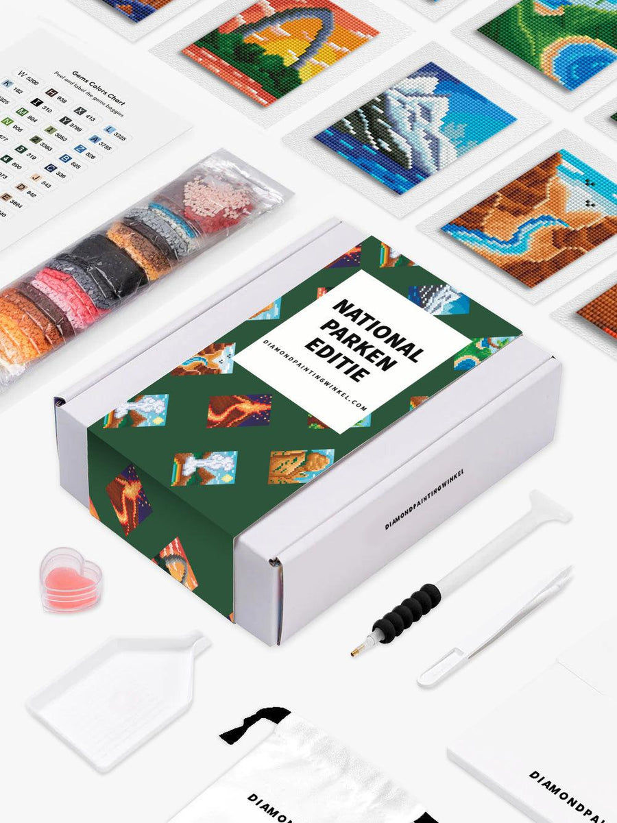 Mini-mesterværker - Nationalparker (sæt med 10)