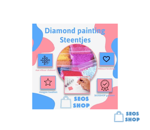 Diamantmaling Runde Sten