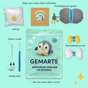Amigurumi Pingvin - Gemarts