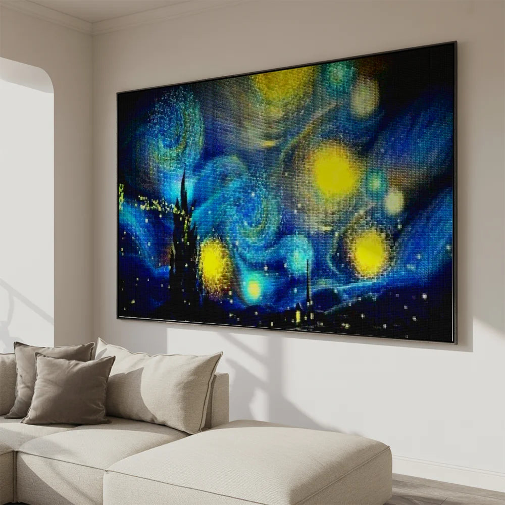Peterskirkens nat Van Gogh-maleri | Storformat - SEOS Shop
