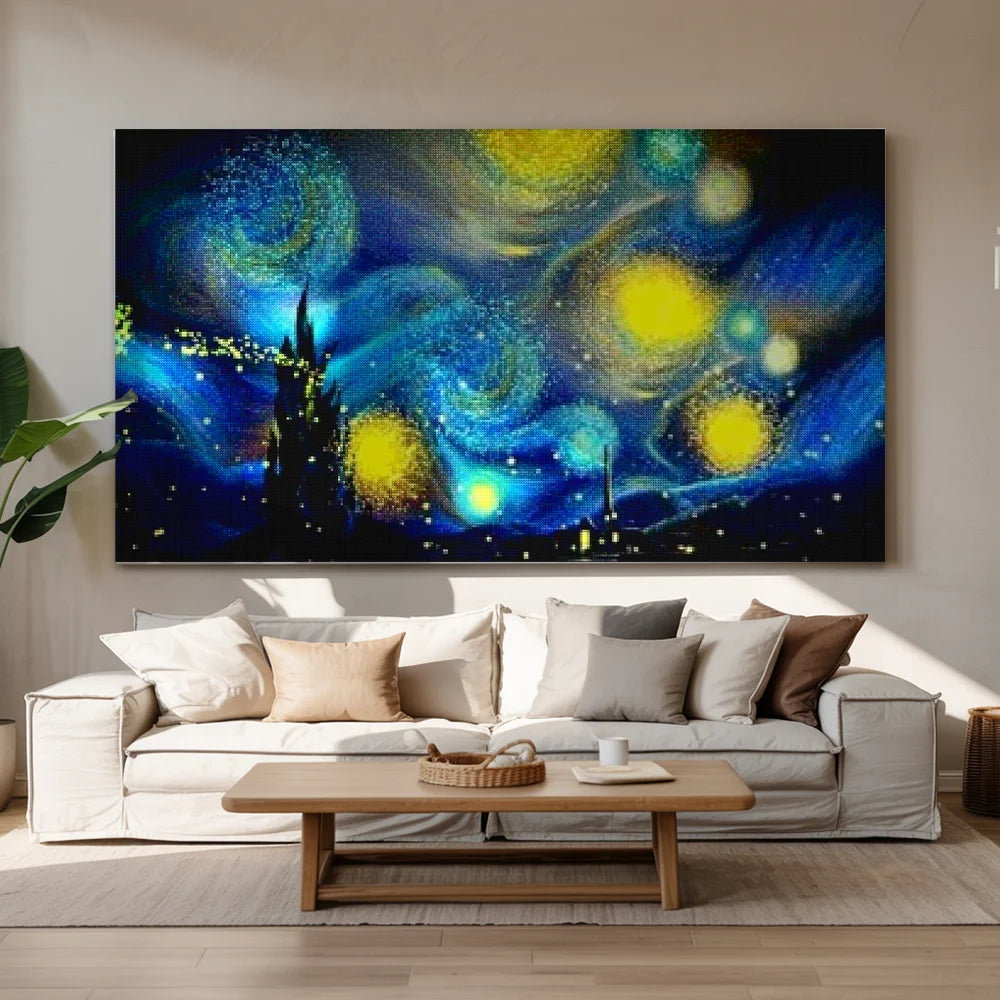 Peterskirkens nat Van Gogh-maleri | Storformat - SEOS Shop