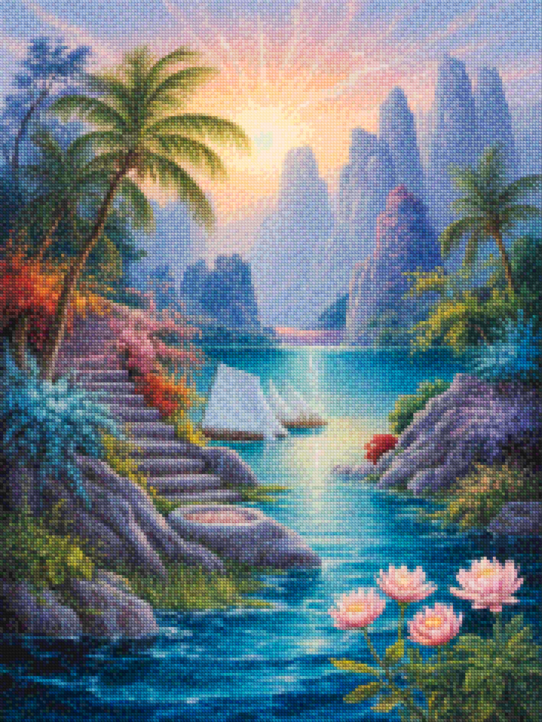 Diamantmaling - Radiant Retreat