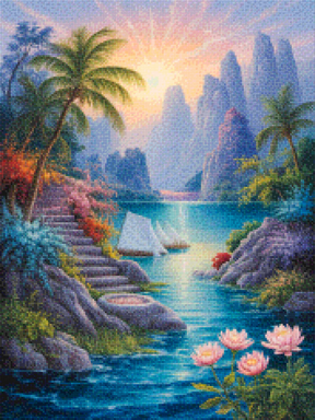 Diamantmaling - Radiant Retreat