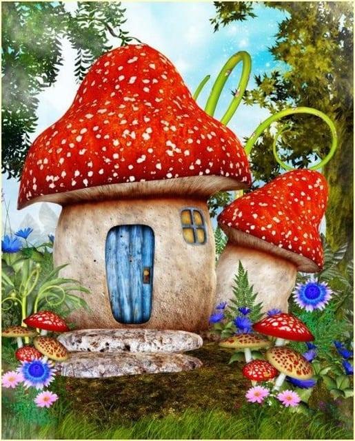Diamantmaling Svampehus - SEOS Shop ®