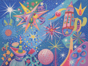 Diamantmaleri - Stjerneskov