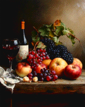 Diamantmaleri - Rustikt stilleben