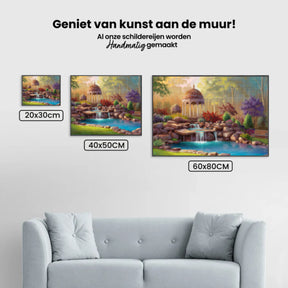 Diamantmaleri - Fredfyldt havepavillon