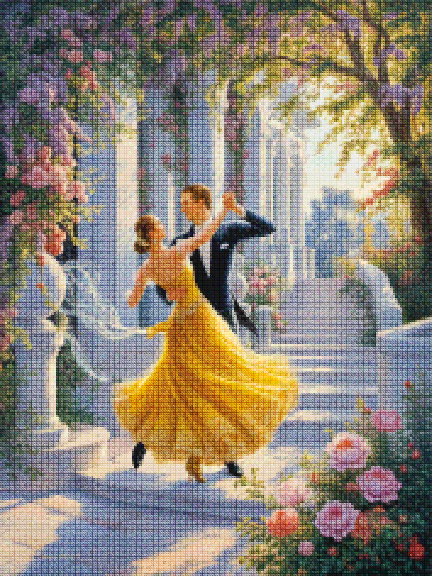 Diamantmaleri - Tusmørkelagunen