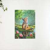 Diamantmaleri Tiger på en åkande - Komplet - SEOS Shop®
