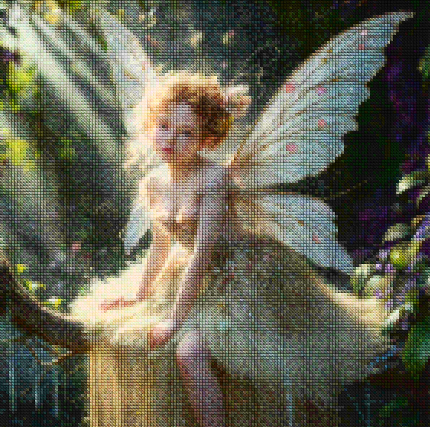 Diamantmaleri - Sjov fe-sprite