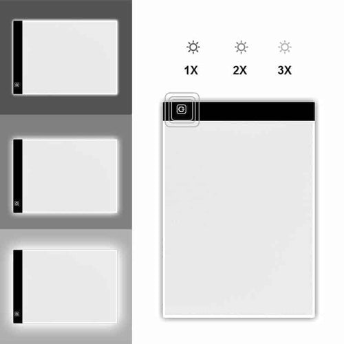 A3 LED-lystavle - SEOS Shop®