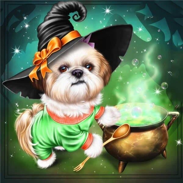 Diamantmaling Lhasa Apso - SEOS Shop ®